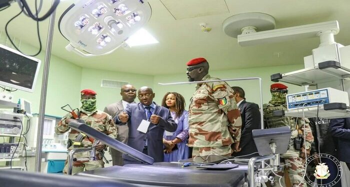 Guinée : Le président de la transition inaugure le Centre Hospitalo-Universitaire (CHU) Donka