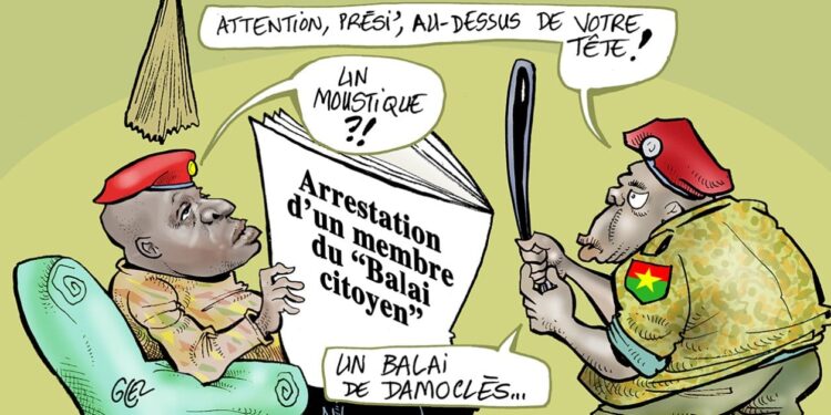 Burkina Faso : Le Balai Citoyen dans le viseur de Paul-Henri Sandaogo Damiba ?