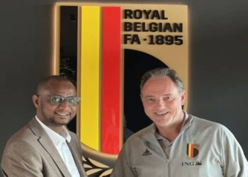 Sport : Le vice-président, Sega Diallo, en visite de travail à la Fédération Belge de Football