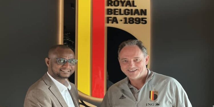 Sport : Le vice-président, Sega Diallo, en visite de travail à la Fédération Belge de Football