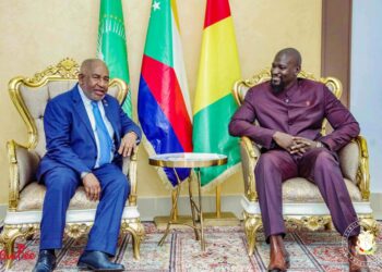 Visite de travail : Le Président de l’Union des Comores, Azali Assoumani à Conakry