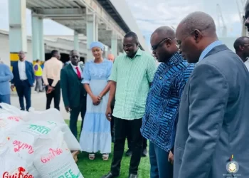Guinée : Remise d&rsquo;un bateau de 28.000 tonnes d&rsquo;engrais urée à la Chambre Nationale d&rsquo;Agriculture