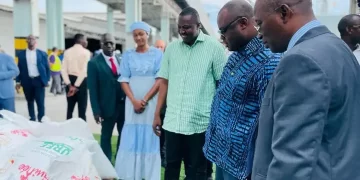 Guinée : Remise d&rsquo;un bateau de 28.000 tonnes d&rsquo;engrais urée à la Chambre Nationale d&rsquo;Agriculture
