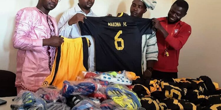 Football : Des jeux de maillots pour le Makona football club