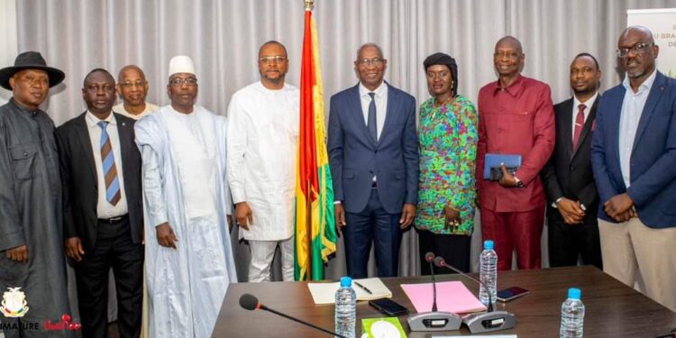 Guinée : L’OMVG fait le point sur ses projets d’interconnexion et d’électrification rurale au PM Bah Oury
