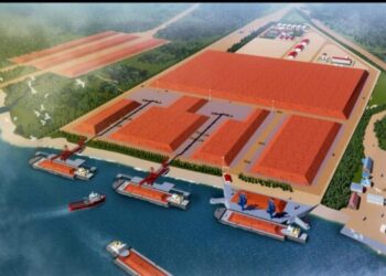 Kokaya (Boffa) : Pose de la première pierre du projet intégré du port Multi-utilisation de Kokaya