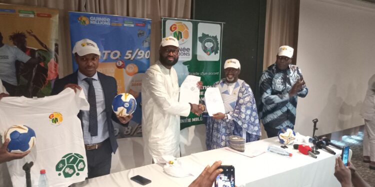 Partenariat : La Féguihand et Guinee Millions signent un sponsoring 