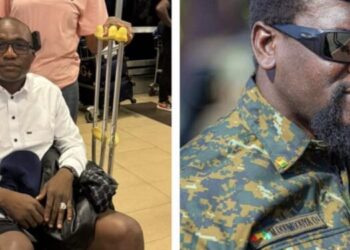 Humanitaire : Victime de fracture au pieds, Ansoumane Fofana (Ouzby) évacué en Tunisie par le Président Republique