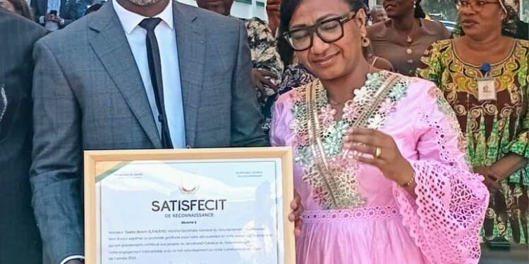 Secretariat Général du Gouvernement : Les travailleurs présentent les vœux de nouvel an au ministre