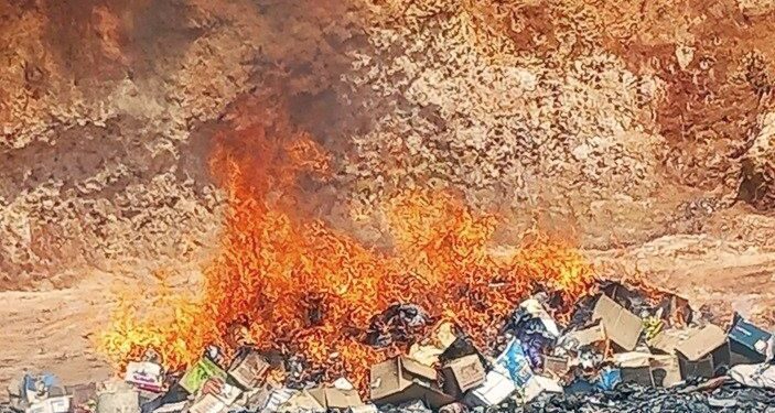 Guinée : Plus de 16 tonnes de produits impropres à la consommation incinérées