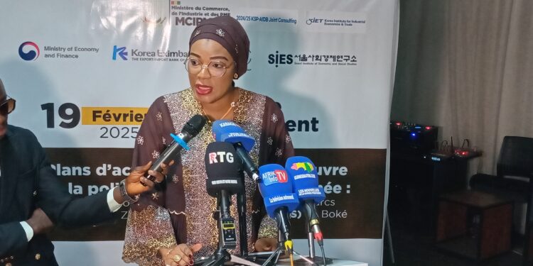Plan d&rsquo;action pour la mise en œuvre de la politique industrielle de Guinée: Madame la ministre  Dre. Diaka Sidibé préside le lancement officiel 