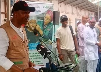 Guinée/Hygiène alimentaire : Poursuite de la campagne de sensibilisation et de distribution de box de protection