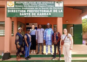 Guinée/Santé : La mission de suivi des activités du dispositif SOFIA se poursuit dans la préfecture de Kankan