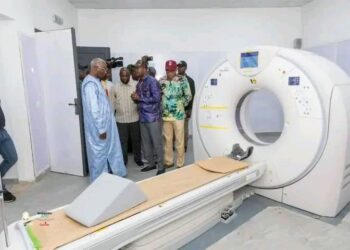 Guinée/Santé : Le premier ministre Bah Oury sur le chantier de la Caisse Nationale de Sécurité Sociale de Kankan