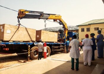 Guinée : Réception de l’équipement de la centrale de production d’oxygène de l’hôpital régional de Mamou