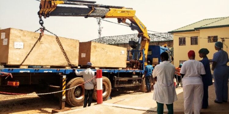 Guinée : Réception de l’équipement de la centrale de production d’oxygène de l’hôpital régional de Mamou