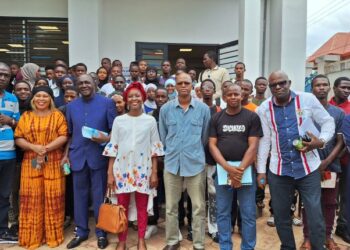 Guinée/Assurance étudiante : Une délégation du Ministère de l’Enseignement Supérieur à l’ISIC de Kountia