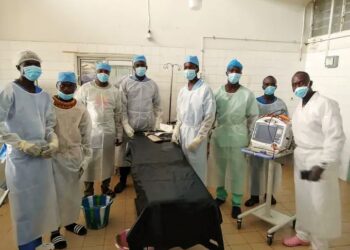 Guinée : Nettoyage du bloc opératoire de l&rsquo;hôpital régional de Kankan