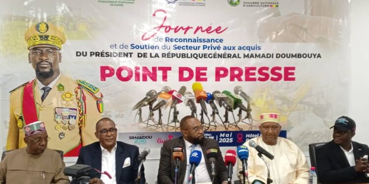 Actualités : Le secteur privé  apporte son soutien au président de la République 