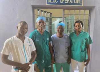 Tabaski en Guinée : L&rsquo;équipe de la chirurgie générale de l&rsquo;Hopital Régional de Kankan en service