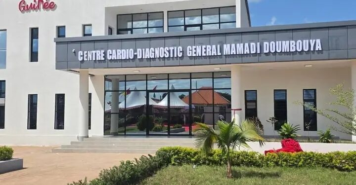 Guinée : Le Centre Cardio-Diagnostic général Mamadi Doumbouya inauguré par le président de la République