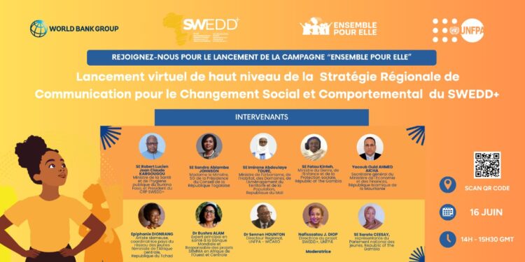 Lancement régional de la campagne « Ensemble pour elle » : Renforcer l&rsquo;autonomisation des filles adolescentes et des femmes en Afrique subsaharienne