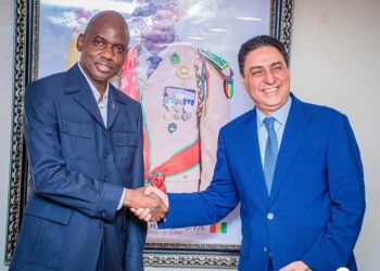 Guinée : Le ministre de la Santé reçoit en audience le ministre Secrétaire d&rsquo;État chargé du Commerce Extérieur du Royaume du Maroc