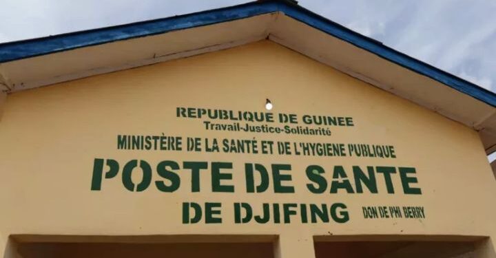 Guinée : Un poste de Santé pour les premiers soins face aux maladies épidémiologiques à Djifing