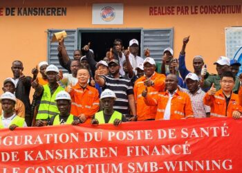 Conakry / Santé : Le Consortium SMB-Winning inaugure un Centre de Santé moderne à Kansikéren