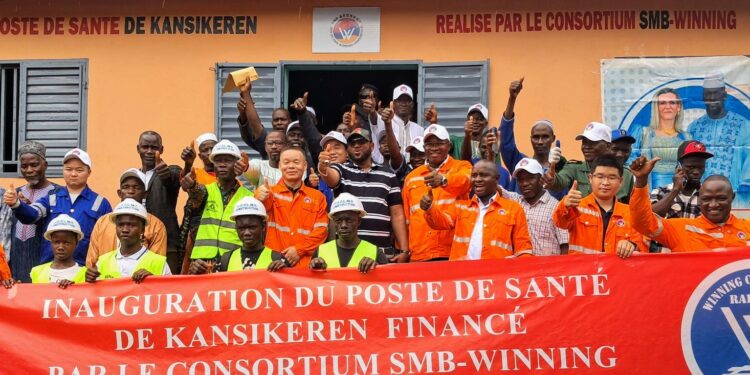 Conakry / Santé : Le Consortium SMB-Winning inaugure un Centre de Santé moderne à Kansikéren