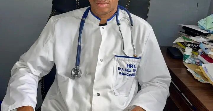 Guinée / Hôpital Régional de Labé : Un vibrant hommage au Dr Abdoul Azize Diallo, Chef de service de cardiologie