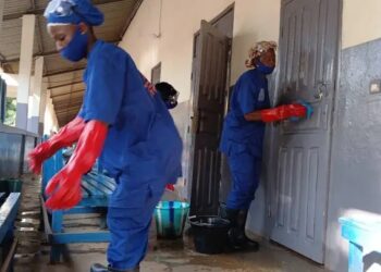 Guinée : Entretien des toilettes publiques et promotion de l’hygiène hospitalière