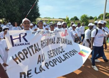 67e anniversaire de l’indépendance de la Guinée : l’Hôpital Régional de Kankan célèbre avec ferveur