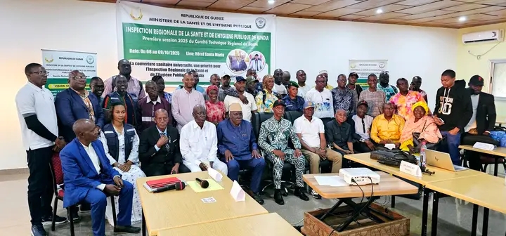 Clôture des travaux du Comité Technique Régional de la Santé (CTRS) de Kindia – Bilan du 1er semestre 2025