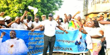 Campagne présidentielle : Jules Doré acclamé par une jeunesse en effervescence