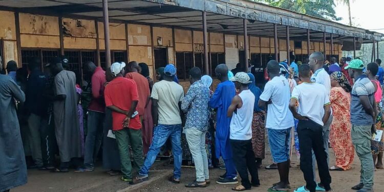 Commune de Gbessia : Le vote se déroule dans le calme