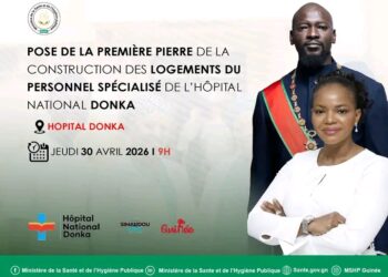 🇬🇳Hôpital National Donka : Pose de la première pierre des logements pour le personnel spécialisé