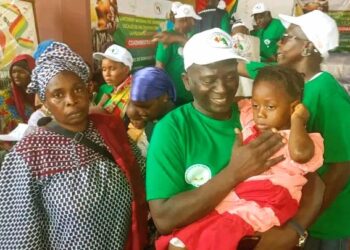 Lancement officiel des Journées Locales de Vaccination contre la poliomyélite à Dabola