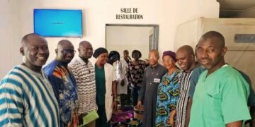 🇬🇳Santé : Visite des autorités sanitaires à l’Hôpital Régional Alpha Oumar Diallo de Kindia