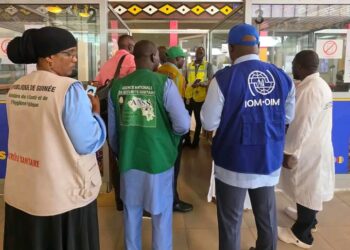 🇬🇳Mission conjointe d’évaluation sanitaire à l’Aéroport Ahmed Sékou Touré