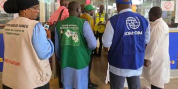 🇬🇳Mission conjointe d’évaluation sanitaire à l’Aéroport Ahmed Sékou Touré