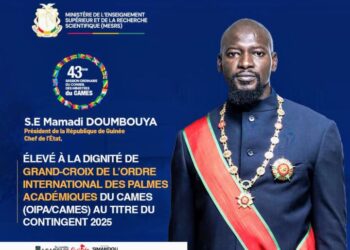 Le Président Mamadi Doumbouya et Dre Diaka Sidibé honorés par le CAMES : La réaction de la CRDG et du CDIRCD