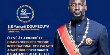 Le Président Mamadi Doumbouya et Dre Diaka Sidibé honorés par le CAMES : La réaction de la CRDG et du CDIRCD
