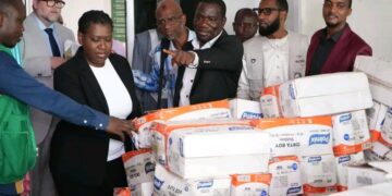 🇬🇳Guinée : Remise d’équipements de protection aux professionnels de santé