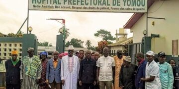 🇬🇳Hôpital préfectoral de Yomou : Dr Péma Grovogui officiellement installé à la tête de la l’hôpital l