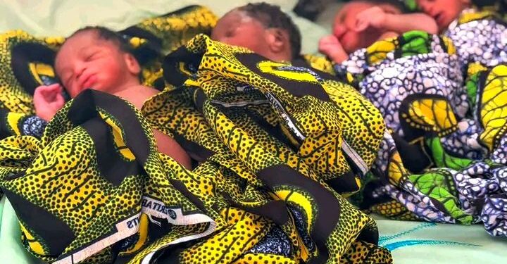 🇬🇳Naissance exceptionnelle de quadruplés à Kankan