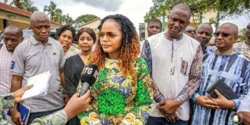🇬🇳Reconstruction du CHU Ignace Deen : La Ministre de la santé évalue l’état d’avancement au Camp Camayenne