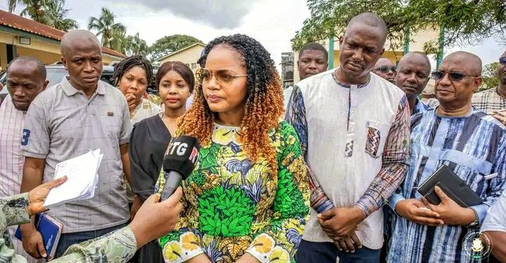 🇬🇳Reconstruction du CHU Ignace Deen : La Ministre de la santé évalue l’état d’avancement au Camp Camayenne