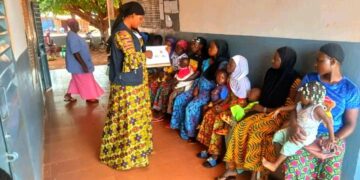 🇬🇳Centre de santé de Faralako : 21 femmes sensibilisées sur le VIH et l’importance des ARV