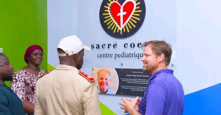 🇬🇳Yorokoguiya : Visite officielle au Centre pédiatrique Sacré‑Cœur